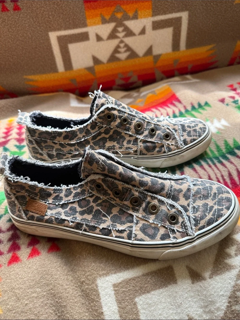 Blowfish Malibu Low-Top Sneakers in animal print